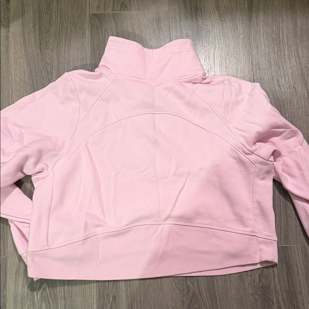 All in Motion Light Pink Women's Quarter-Zip Sweatshirt - Picture 3 of 3